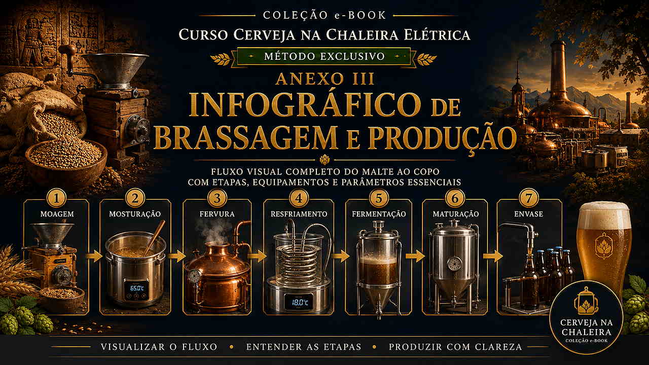 Capa editorial do Anexo III — Infográfico de Brassagem e Produção