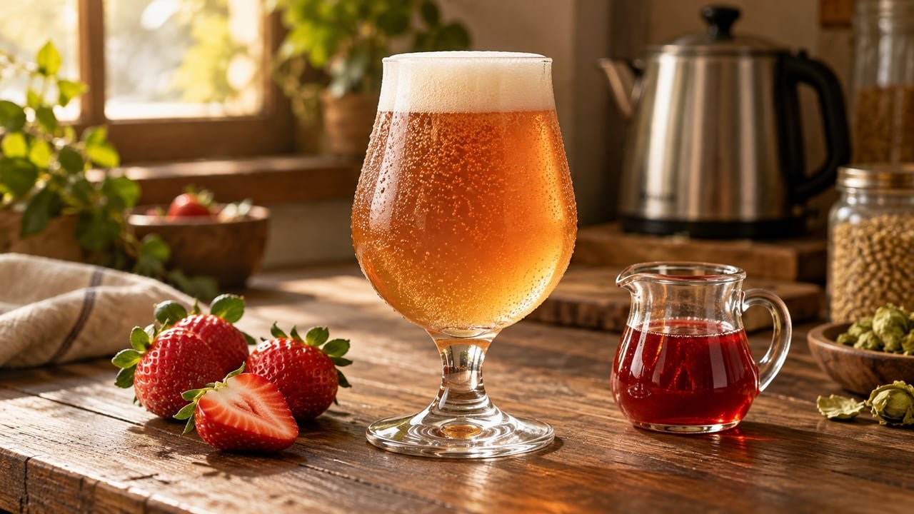 Golden Ale sem Álcool - 2L · Estilo: Morango